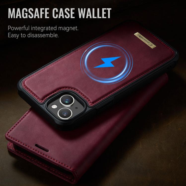 CaseMe C49 MagSafe RFID Blocking Detachable Wallet Leather Phone Case