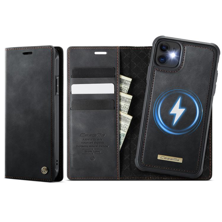 CaseMe C49 MagSafe RFID Blocking Detachable Wallet Leather Phone Case