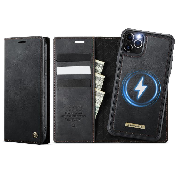CaseMe C49 MagSafe RFID Blocking Detachable Wallet Leather Phone Case
