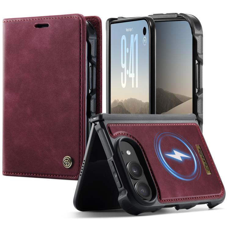 CaseMe C49 MagSafe RFID Blocking Detachable Wallet Leather Phone Case