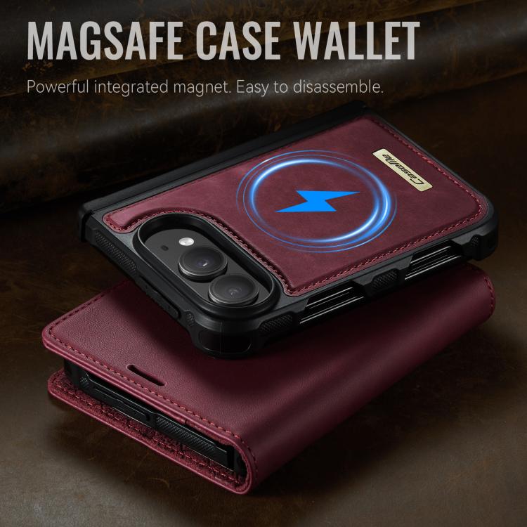 CaseMe C49 MagSafe RFID Blocking Detachable Wallet Leather Phone Case