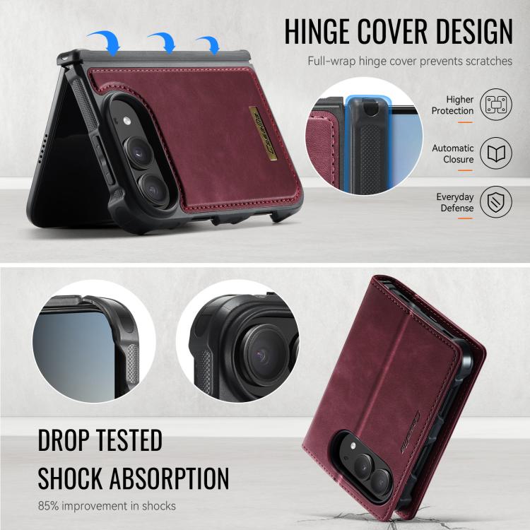 CaseMe C49 MagSafe RFID Blocking Detachable Wallet Leather Phone Case