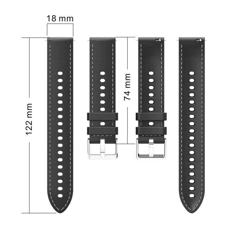 Stitched Silicone Watch Band