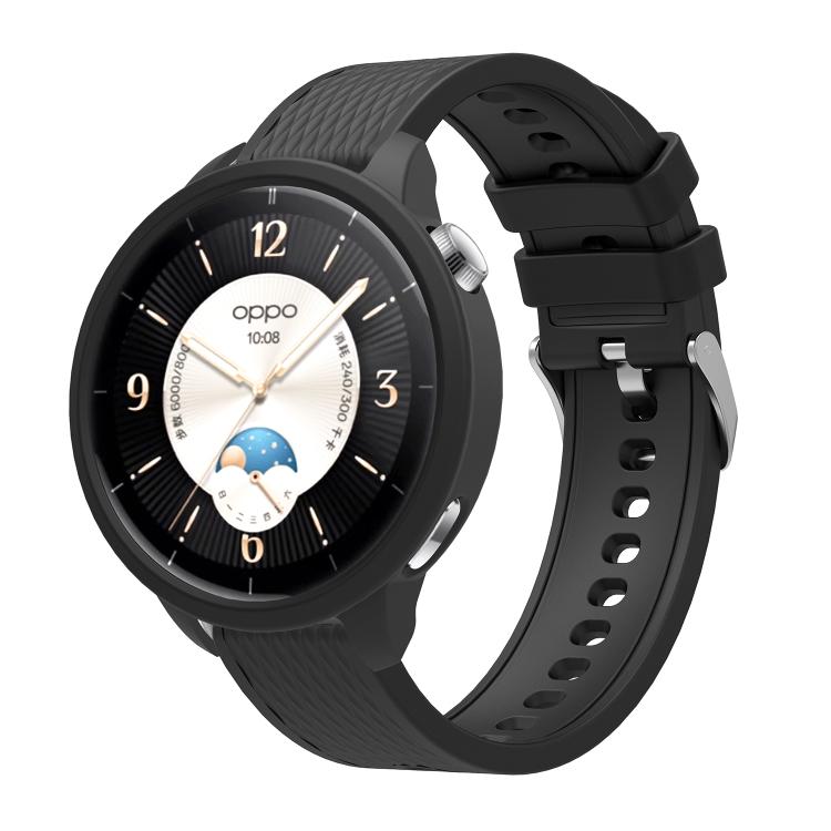 Silicone Watch Cover Integrated Diamond Texture Silicone Watch Band