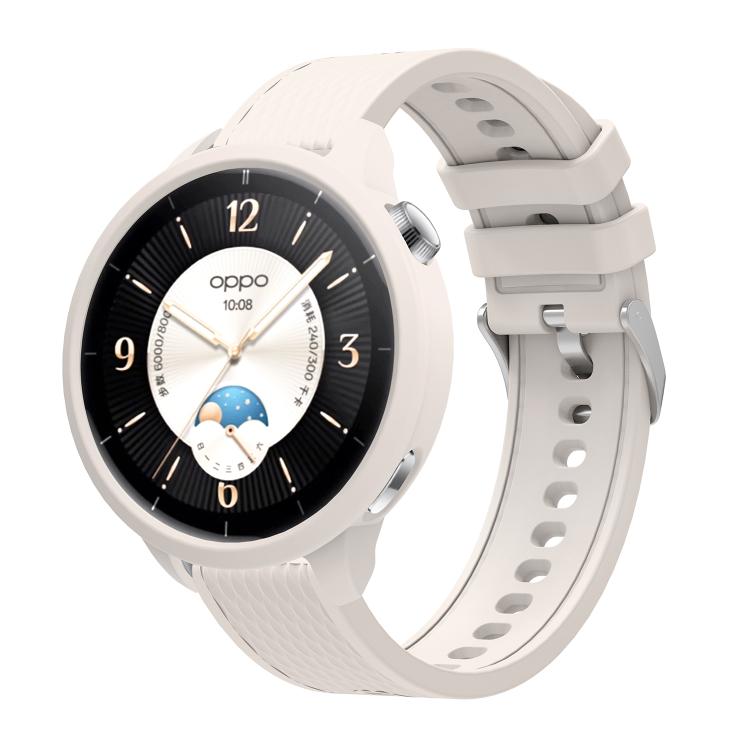 Silicone Watch Cover Integrated Diamond Texture Silicone Watch Band — Starlight