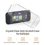 Game Console Split Full Cover Transparent PC Protective Case
