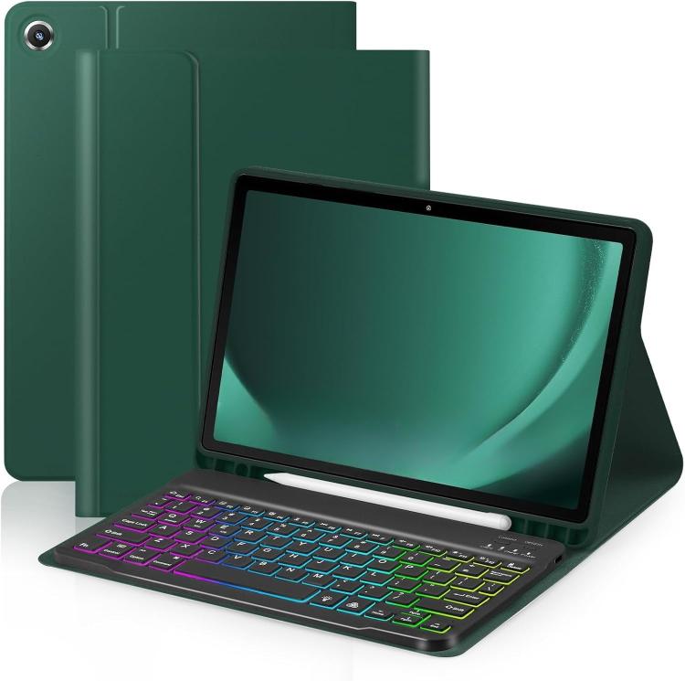 Backlit Colorful Bluetooth Keyboard Protective Leather Case