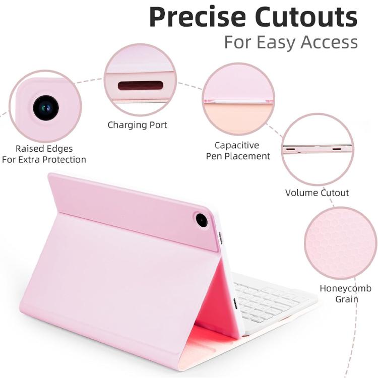 Backlit Colorful Bluetooth Keyboard Protective Leather Case