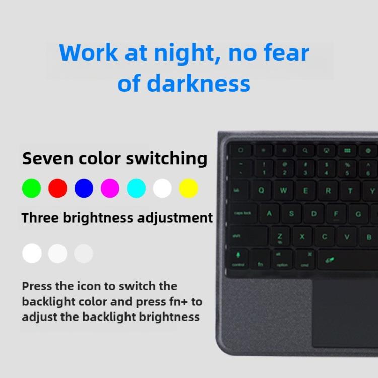 Magnetized Separation Of The Wonderful Control Keyboard Four Corners Of The Drop-Proof PU Protective Case
