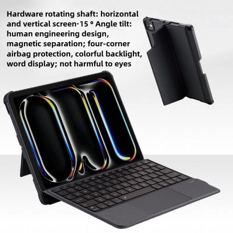 Magnetized Separation Of The Wonderful Control Keyboard Four Corners Of The Drop-Proof PU Protective Case