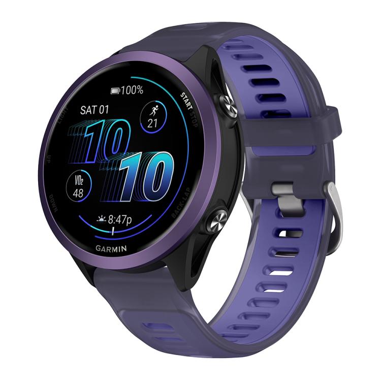 Silver Steel Buckle Translucent Color Silicone Watch Band — view 18