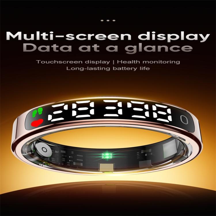 R13 SIZE 13 Smart Ring, Support Heart Rate / Blood Oxygen / Sleep Monitoring / Motion Sensing Game