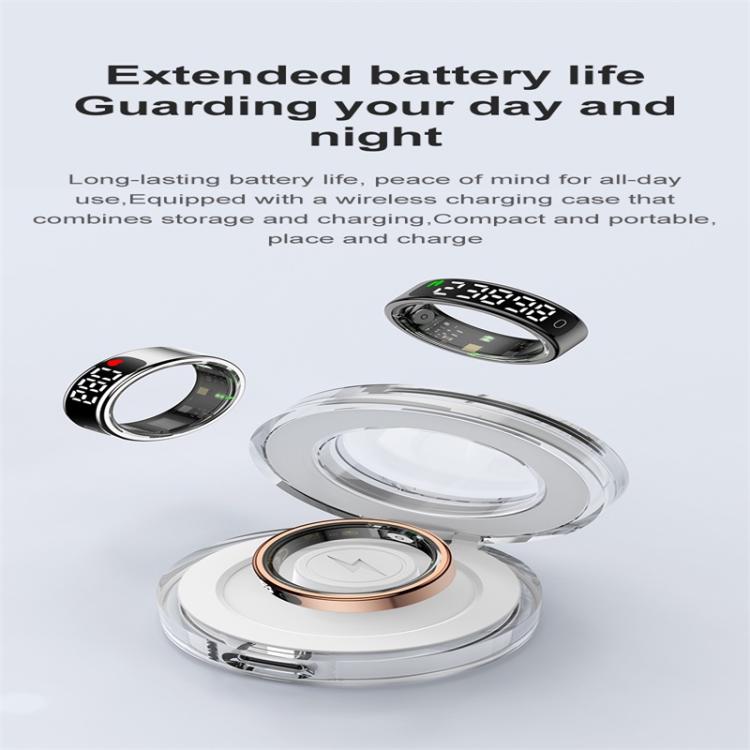 R13 SIZE 13 Smart Ring, Support Heart Rate / Blood Oxygen / Sleep Monitoring / Motion Sensing Game