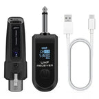 K1 For Handheld Dynamic Mic Wired to Wireless Microphone Converter, 1 Transmitter + 1 Receiver