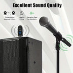 K1 For Handheld Dynamic Mic Wired to Wireless Microphone Converter, 1 Transmitter + 1 Receiver — 1 Transmitter + 1 Receiver