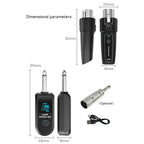 K1 For Handheld Dynamic Mic Wired to Wireless Microphone Converter, 1 Transmitter + 1 Receiver — view 6