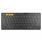 For Windows / Android / iOS DF010 Foldable Bluetooth 79 Keys Ultra Slim Keyboard