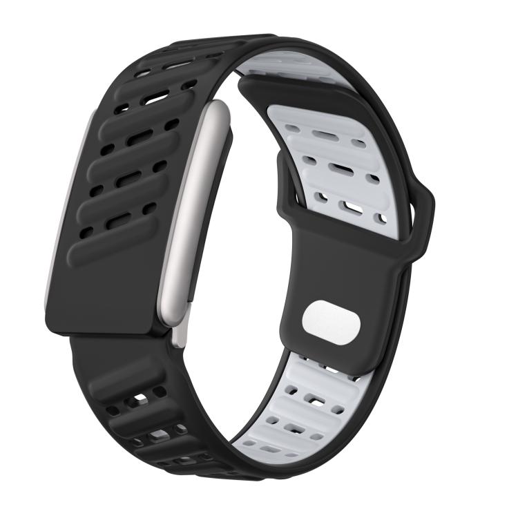 Reverse Buckle Sports Breathable Silicone Watch Band — view 8