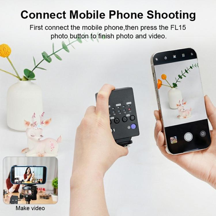 FL15 Camera External Photography Mini Flash Light Professional Portable Hot Shoe LED Light — view 4