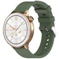 Rhombic Texture Groove Silicone Watch Band
