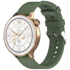 Rhombic Texture Groove Silicone Watch Band
