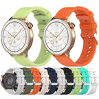 Rhombic Texture Groove Silicone Watch Band — view 14