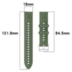 Rhombic Texture Groove Silicone Watch Band — view 16