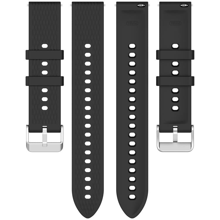 Rhombic Texture Groove Silicone Watch Band — view 17