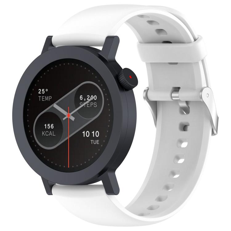 Solid Color Silicone Watch Band — Navy Blue