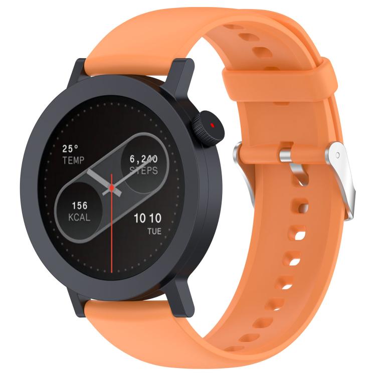 Solid Color Silicone Watch Band — Wine Red
