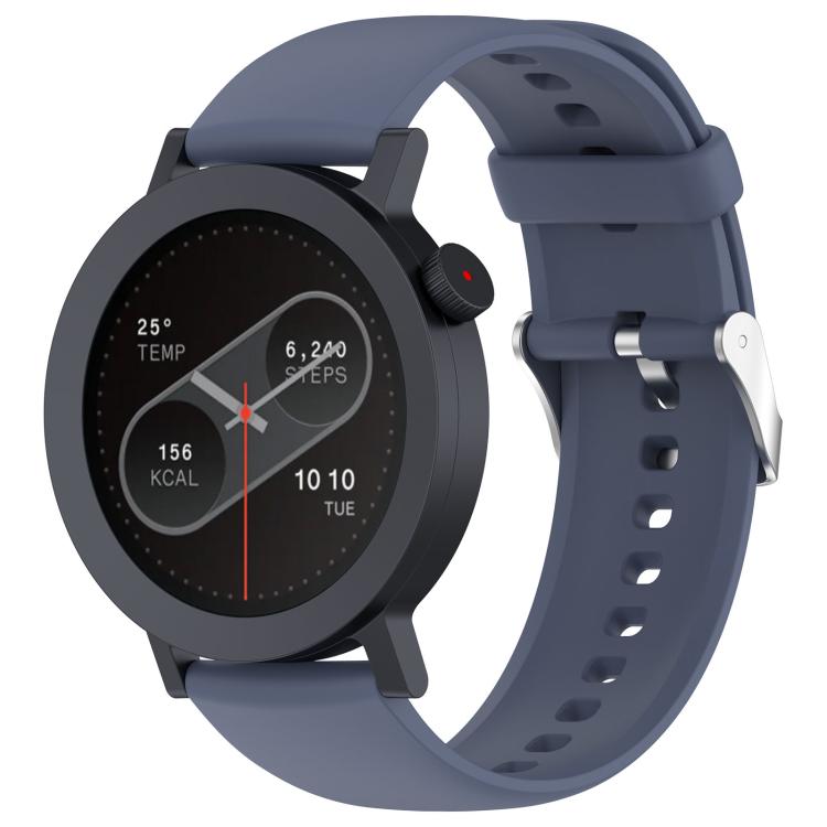 Solid Color Silicone Watch Band — Light Purple