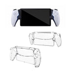 Streaming Handheld Console Crystal Clear PC Protective Case — Transparent Black