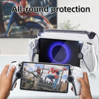 Streaming Handheld Console Crystal Clear PC Protective Case — Transparent White