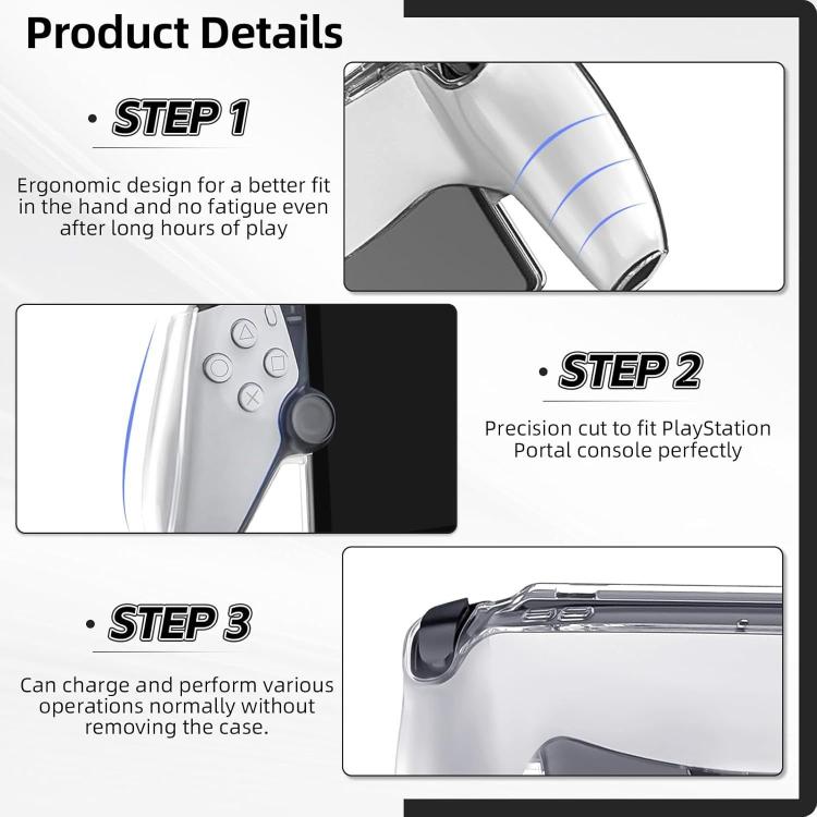 Streaming Handheld Console Crystal Clear PC Protective Case — view 9