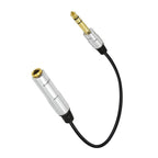 JUNSUNMAY 6.35mm 1/4 inch Male to Female Stereo Headphone Guitar Extension Cable Cord