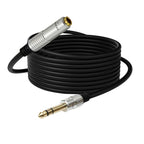 JUNSUNMAY 6.35mm 1/4 inch Male to Female Stereo Headphone Guitar Extension Cable Cord