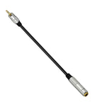 JUNSUNMAY 6.35mm Female to 3.5mm TRS Male Stereo Audio Cable Guitar Cord