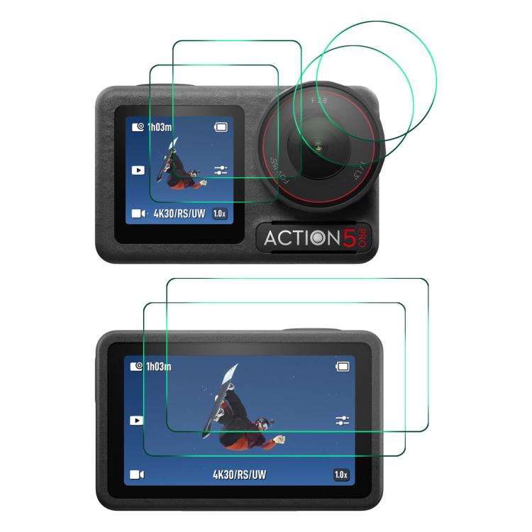 2 Set ENKAY Hat-Prince 0.2mm 9H Tempered Glass Screen Protector Watch Film
