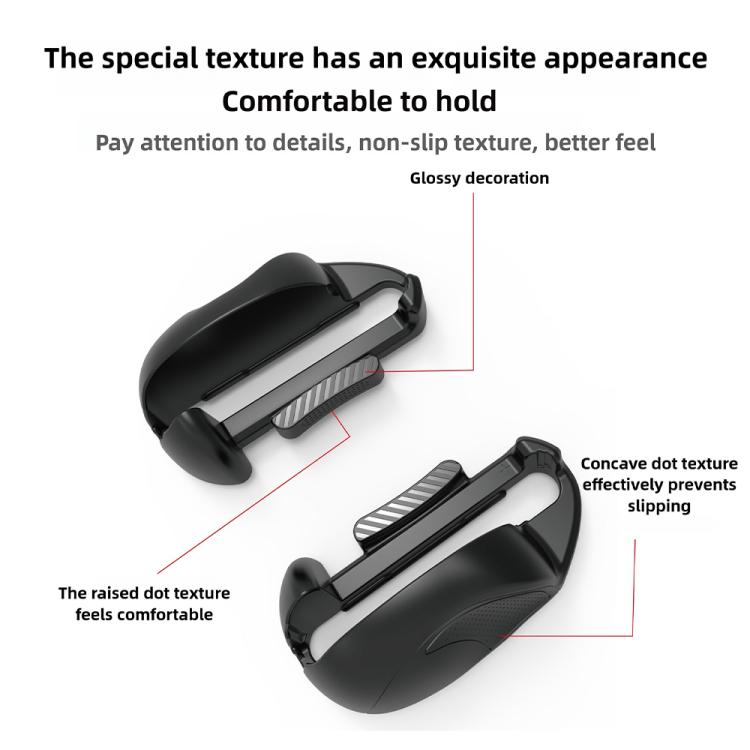 PGTECH Mini Portable Mouse with Left and Right Gaming Hand Controllers