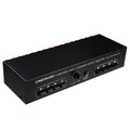 B075 4 Input 4 Ooutput Power Amplifier Speaker Selector Switcher, 300W Sound Quality Per Channel No Loss