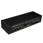 B075 4 Input 4 Ooutput Power Amplifier Speaker Selector Switcher, 300W Sound Quality Per Channel No Loss