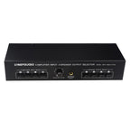 B075 4 Input 4 Ooutput Power Amplifier Speaker Selector Switcher, 300W Sound Quality Per Channel No Loss — B075