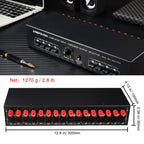 B075 4 Input 4 Ooutput Power Amplifier Speaker Selector Switcher, 300W Sound Quality Per Channel No Loss — view 9