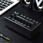 B080 6 Input 2 Output Audio Signal Selector Audio Switcher, 2-Channel Synchronous Output RCA Interface — view 11