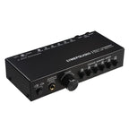 B081 6 Input 3 Outupt Audio Signal Selector Switcher Multi-channel Switcher, Fully Balanced Passive Front Active Speaker Volume Controller RCA Selector