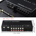 B081 6 Input 3 Outupt Audio Signal Selector Switcher Multi-channel Switcher, Fully Balanced Passive Front Active Speaker Volume Controller RCA Selector — view 5