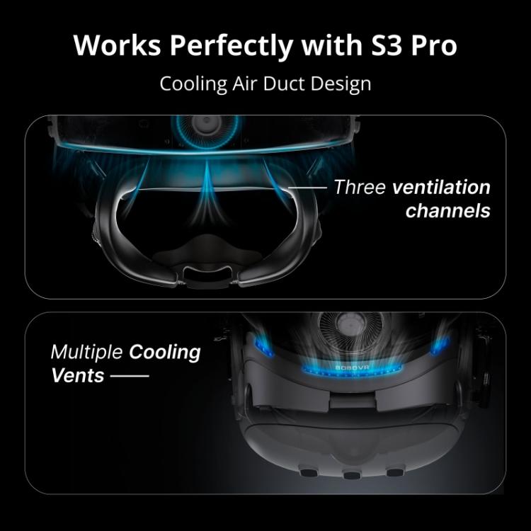 BOBOVR F3 For Meta Quest 3 Replacement Face Mask Cooling Padding VR Headset Face Cushion