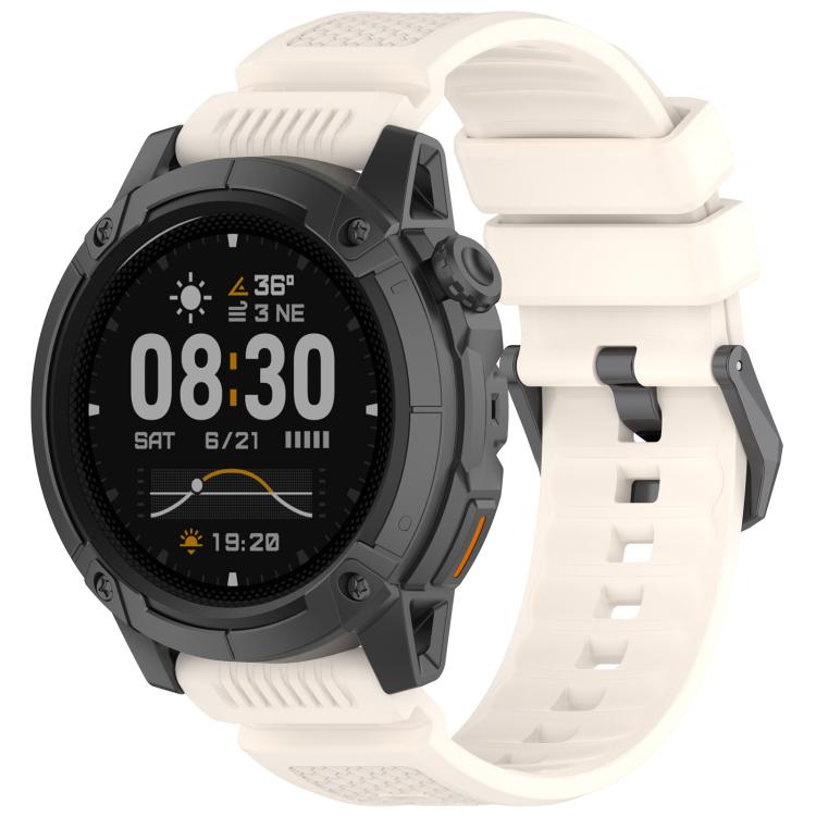 Armor Outdoor Sports Solid Color Silicone Watch Band — Red