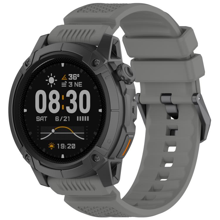 Armor Outdoor Sports Solid Color Silicone Watch Band — Purple