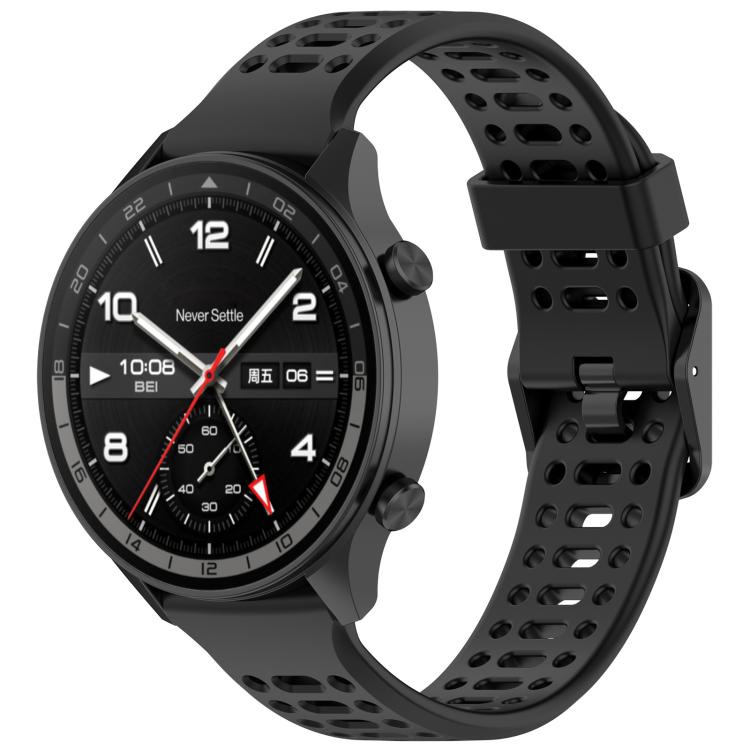 Breathable Solid Color Silicone Watch Band